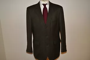 GILBERTO Sakko Gr. 50 Herren grün Fischgräten - Bild 1 von 9