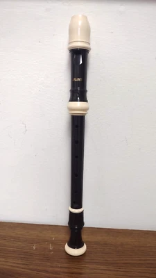 AULOS Symphony Soprano Recorder German Style 502B(G) Made In Japan - Image 1 of 4