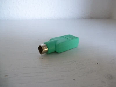 Connettore USB Tipo A a PS/2 Mini DIN PC Mouse Adattatore Mouse Convertitore Convertitore - Immagine 1 di 3