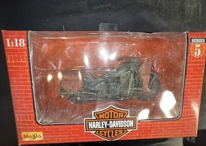 Maisto Harley-Davidson Series 5 1942 WLA Flat Head 1-18 Scale Motorcycle 1998 - Picture 1 of 2
