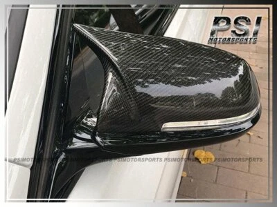 Cubierta de espejo retrovisor de fibra de carbono estilo M para BMW F06 F12 F13 640i 650i 2016-2019 Foto 1 de 2