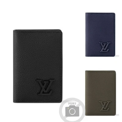 Louis Vuitton Cardholder for Men LV Aerogram Black M69979 125288462 - Image 1 of 4