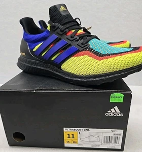 Sz 11 - Adidas UltraBoost 2.0 DNA 'What The - Core Black' FW8711, New In Box - Picture 1 of 15