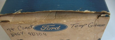 Novo NOS Ford 1974 Torino Ranchero Rallye Temp Gauge D4GY - 9B309 - Imagem 1 de 4