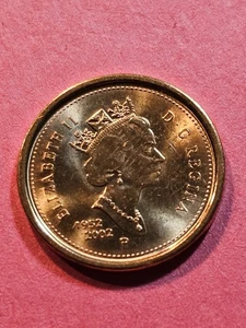 Very Rare 1952-2002P CANADIAN Golden Jubilee Collectible KG Small Penny  - Picture 1 of 12