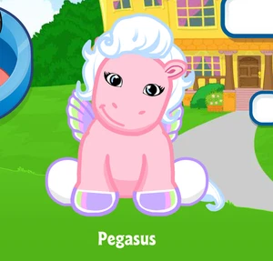 Webkinz Pegasus Virtual PET Adoption Code Only Messaged Webkinz Pink Pegasus Pet - Picture 1 of 1