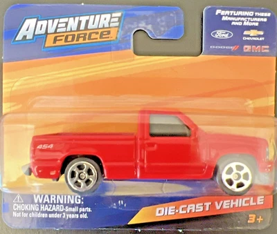 Chevrolet 454 SS 1993 camioneta Maisto 2023 Adventure Force 1:64 diecast ~ roja Foto 1 de 3