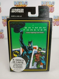 BATMAN FOREVER IL GIOCO DI CARTE CARD GAME CRIME FIGHTNING PARKER BROTHERS 1995 - Picture 1 of 5