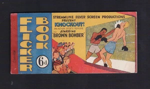 RARE 1940's WORLD CHAMPION boxer JOE LOUIS boxing flip flicker book BROWN BOMBER - Picture 1 of 1