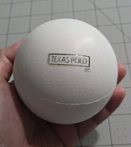 TEXAS POLO BALL - Partita di polo equestre, pallone da gioco. Bianco. Usato. - Foto 1 di 5