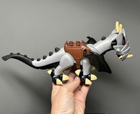 LEGO - Duplo Dragon Tournament #7846 RARE Gray & Black W/ Attached Armor No Fire
