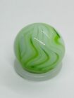 CHRISTENSEN / ALLEY AGATE Incredible Transparent Green White Flame 8-Tips