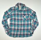 Field And Stream Women's MD Medium Flannel Long Sleeve Button Up Plaid