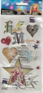 Disney Licensed Hannah Montana GOLD POP STAR 3D stickers! 78496 Fast FREE SHIP! - Picture 1 of 1
