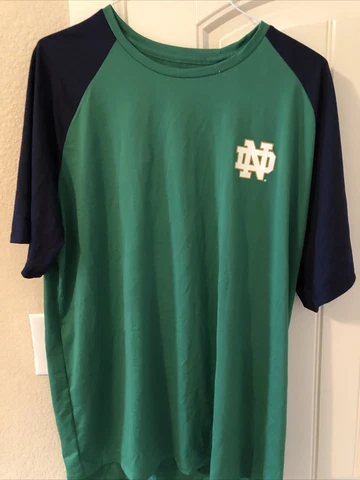 Notre Dame Fighting Irish Under Armour The Tech Tee Green Men’s Size 2XL Cover