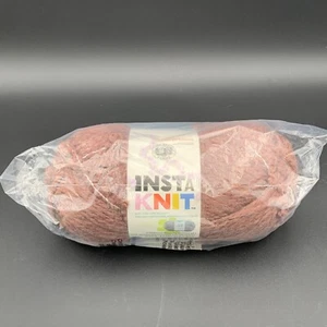 Lion Brand Insta Knit Yarn Guilt-Free Chocolate Acrylic Wool Knititng Crochet - Picture 1 of 5