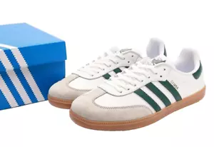 adidas Samba White Sneakers Mexico Team Trainers Originals Retro Shoes Men 10US - Picture 1 of 8
