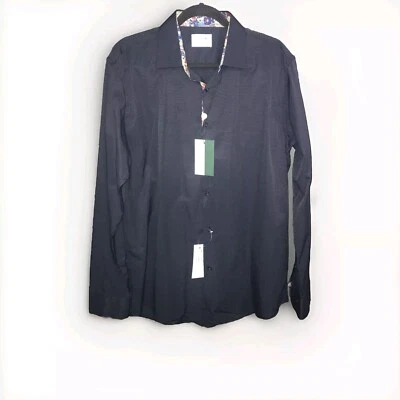 Camisa para hombre T-FUSION grande 16-16 1/2 34/35 abotonada Montee Holland floral nueva con etiquetas Foto 1 de 4