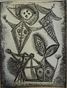 ANTON ROOSKENS REFLEX n. 2 COBRA LITHO 1949 CORNEILLE RARE HOLLAND AVANT-GARDE - Foto 1 di 2