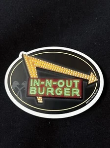 IN-N-OUT BURGER AUTOAUFKLEBER Fast Food Souvenir’s LOGO - Bild 1 von 3