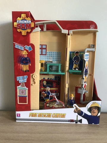 Fireman Sam Fire Rescue Centre Center Playset Toy Action Figure Childrens Kids Cover