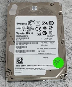 Seagate ST600MM0026 9WL066-003 Hard Drive SAS 2.5" 600GB - Picture 1 of 3