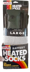 Battery Heated Socks 1992  Lectra-Sox Premier Size Large Nordic Gear NEW! - Foto 1 di 11