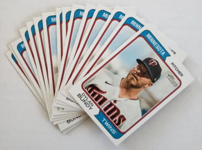 2023 Topps Heritage Baseball 15 CARD LOT - 74 Dylan Bundy Minnesota Twins - Image 1 of 3