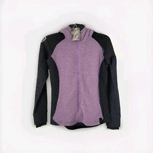 Chillaz Diversity Hooded Full Zip Wool Jacket Black/Purple Size XS RRP €140 - Picture 1 of 15