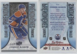 2016 Upper Deck Tim Hortons Collector's Series Clear Cut Phenoms Connor McDavid