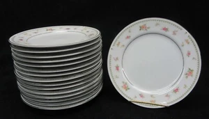 Vtg. Abingdon Fine China Made in Japan Rose Pattern 6 1/2" Bread Plate(s) MINT - Picture 1 of 5