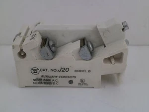 WESTINGHOUSE AUXILIARY CONTACT J20  (N.O./N.O.) - Picture 1 of 5