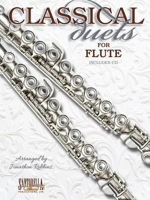 Classical Duets for Flute * Now with QR Code * Ships Directly from Publisher! - Image 1 of 4
