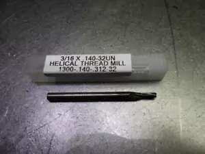 Maritool 3/16-.140-32 UN 3 Flöten Hartmetall Gewindefräser 1300-.140-.312-32 (LOC2576) - Bild 1 von 4