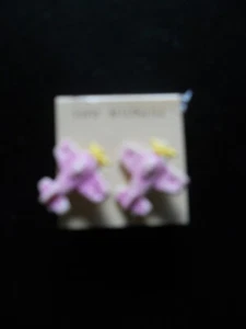 Earrings~ Hypo-Allergenic ~ Purple Airplanes 3/4 inch ~ Pierced Earrings . - Picture 1 of 2