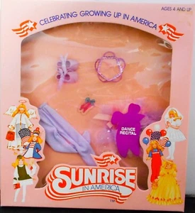 Sunrise in America Dance Recital Outfit Fits 8" Doll NEW In Box Gatabox 1982 - Picture 1 of 4