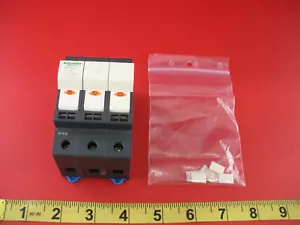 Schneider DF103V supporto fusibili 32a 3P 10x38 DF 103 V quadrato D TeSys Nnb - Foto 1 di 4