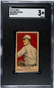 1919-21 W514 #25 EDDIE COLLINS HOF SGC 3 CHICAGO WHITE SOX - Picture 1 of 2