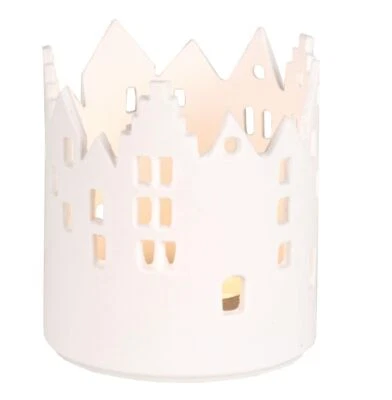 Porzellan Teelichthalter Stadtlicht Rathausplatz - Bild 1 von 3