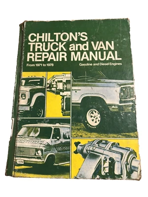 Руководство по ручному ремонту двигателя для пикапа Chevy Ford 1971-1978 Shop 3 4X4 - Изображение 1 из 4