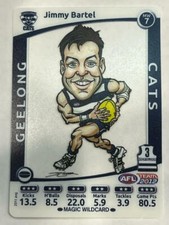 2012 AFL Team Coach Magic WildCard MW7 Jimmy Bartel Geelong 