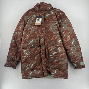 The North Face Men's Parka Jacket Size Large 77 Brooks Range Brown Camo Hooded - Picture 1 of 10