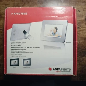 AGFA AF5076MS Digital 7 Inch Photoframe w Remote Never used As new - Picture 1 of 1
