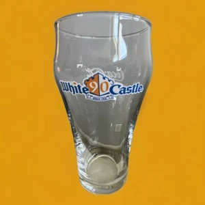 Vintage White Castle 90th Anniversary Coca Cola 16 oz. Glass 6.5" tall - Picture 1 of 7