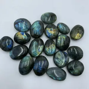 Natürlicher Labradorit Quarz Kristall Trommelstein Energie Rau Mineral Stein Reiki - Bild 1 von 15