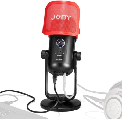 JOBY Wavo POD Microfono PC a Condensatore USB per Streaming, Podcasting, Mute e Ga - Immagine 1 di 4