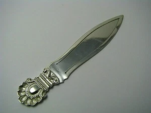 SOLID SILVER BOOKMARK CLIP PAGE MARK 800 Silver ca1960s Excel Cond Rare - Picture 1 of 12