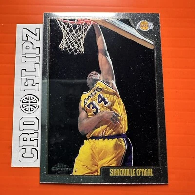 1998-99 Topps Chrome Shaquille O'Neal Card #175 - LA Lakers (HOF) - Image 1 of 2