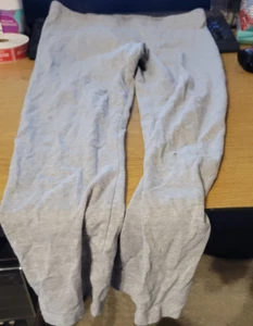 Girls Light Gray Wondernation Sweatpants Size XL (14-16) - Picture 1 of 2