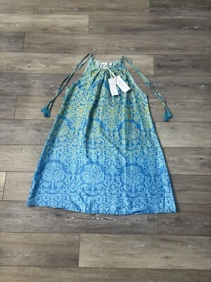 Love Kyla Anastsia Dress Sz M Silk Blend Tassles Boho Hippie Anthropologie NWT - Image 1 of 4